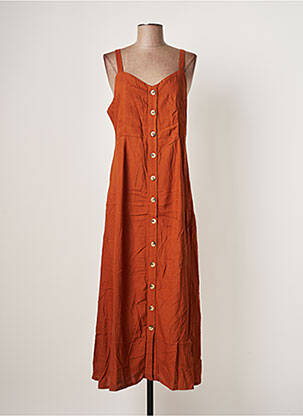 Robe longue orange TIFFOSI pour femme