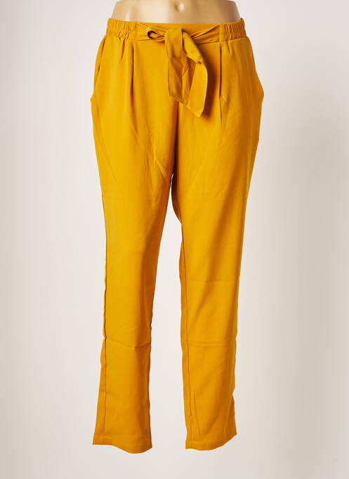 Pantalon droit jaune TIFFOSI pour femme