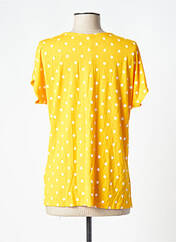 T-shirt jaune BLEND SHE pour femme seconde vue