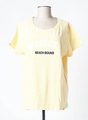 T-shirt jaune BLEND SHE pour femme