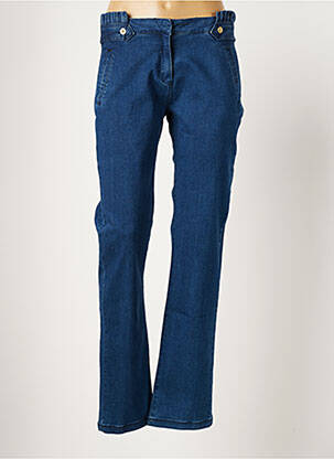 Jeans coupe droite bleu ÉTYMOLOGIE pour femme