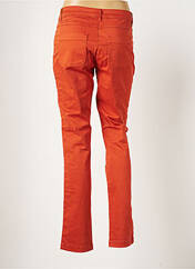 Pantalon droit orange MADO ET LES AUTRES pour femme seconde vue