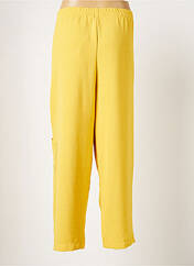 Pantalon large jaune FRANCK ANNA pour femme seconde vue
