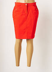 Jupe courte orange THALASSA pour femme seconde vue