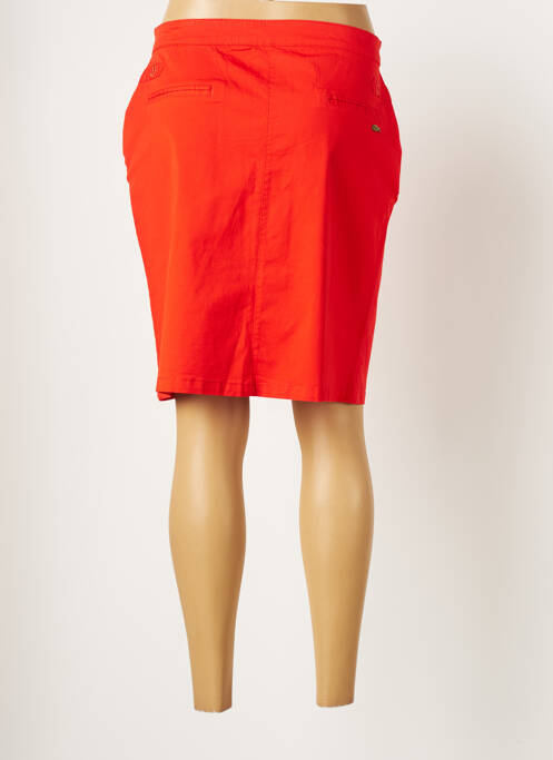 Jupe courte orange THALASSA pour femme