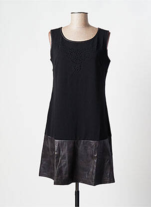 Robe courte sans manche sans manche noir MOKA'S femme
