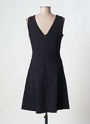 Robe mi-longue sans manche sans manche noir MOKA'S femme