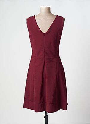 Robe mi-longue sans manche sans manche rouge MOKA'S femme
