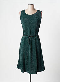 Robe mi-longue sans manche sans manche vert MOKA'S femme
