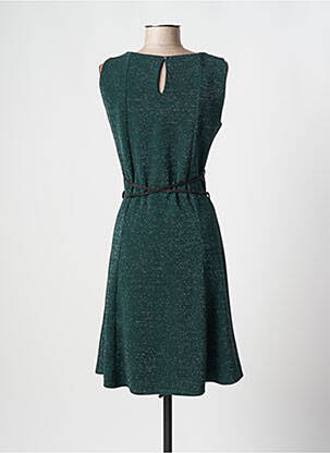 Robe mi-longue sans manche sans manche vert MOKA'S femme
