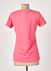 T-shirt rose EMPORIO ARMANI pour femme seconde vue