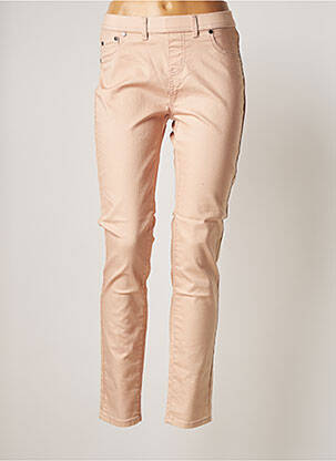 Pantalon slim taille élastique taille normale rose LA FIANCEE DU MEKONG femme