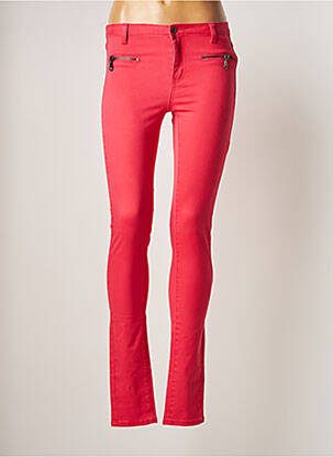 Pantalon slim stretch taille normale rose VILA femme