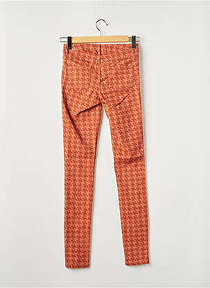Pantalon slim taille basse taille basse orange VILA femme