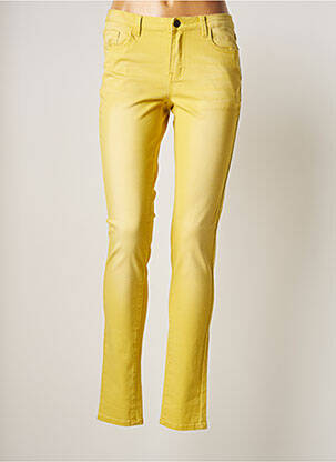 Pantalon slim jaune VILA pour femme