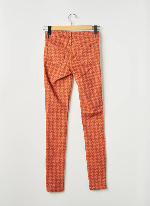 Pantalon slim orange VILA pour femme