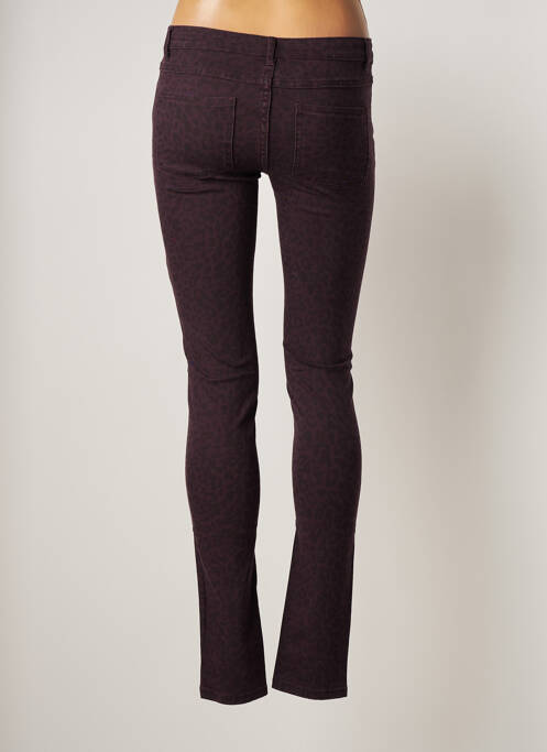 Pantalon slim violet VILA pour femme