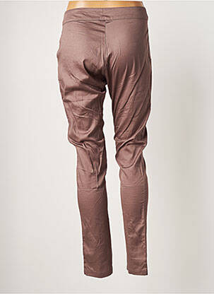 Pantalon slim tissage popeline taille normale gris VILA femme