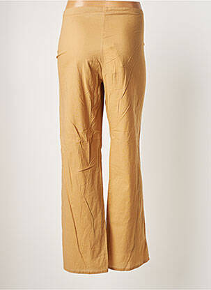 Pantalon droit tissage popeline taille normale beige LA FIANCEE DU MEKONG femme