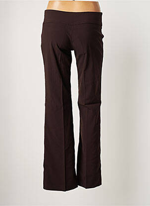 Pantalon droit stretch taille normale marron VILA femme