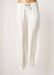 Pantalon droit blanc EMPORIO ARMANI pour femme seconde vue