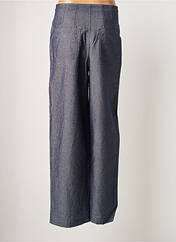 Pantalon large bleu EMPORIO ARMANI pour femme seconde vue