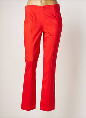 Pantalon droit stretch taille normale orange LA FIANCEE DU MEKONG femme