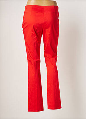 Pantalon droit stretch taille normale orange LA FIANCEE DU MEKONG femme