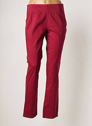 Pantalon droit stretch taille normale violet LA FIANCEE DU MEKONG femme