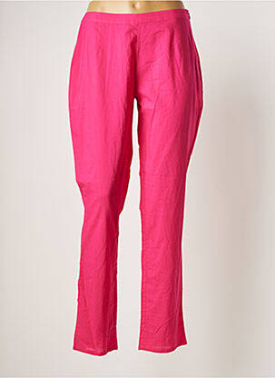 Pantalon droit taille normale taille normale rose LA FIANCEE DU MEKONG femme