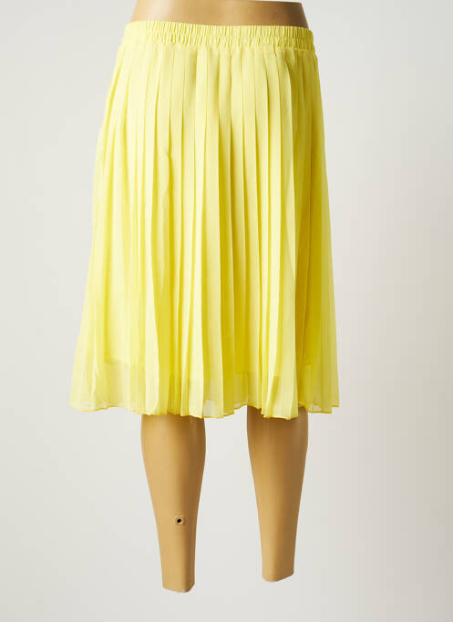 Jupe mi-longue jaune SPARKZ pour femme