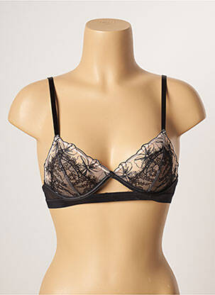 Soutien-gorge effet matière satinée haut soutien-gorge emboitant noir PASSIONATA femme