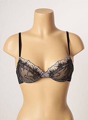 Soutien-gorge effet matière satinée haut soutien-gorge emboitant noir PASSIONATA femme