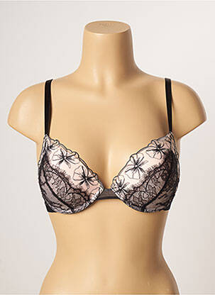 Soutien-gorge effet matière satinée haut soutien-gorge push-up noir PASSIONATA femme
