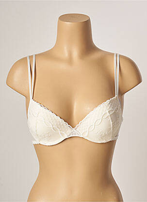 Soutien-gorge effet matière satinée haut soutien-gorge push-up beige PASSIONATA femme