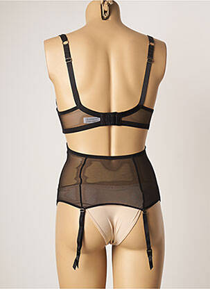 Guêpière/porte-jarretelle avec armature noir VALEGE femme