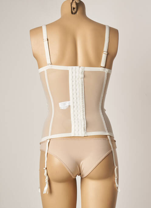 Guêpière/Porte-jarretelle beige VALEGE pour femme