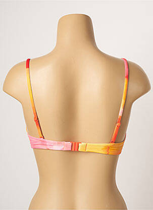 Haut de maillot de bain stretch haut soutien-gorge balconnet orange CHERRY BEACH femme