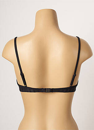 Haut de maillot de bain stretch haut soutien-gorge push-up noir CHERRY BEACH femme