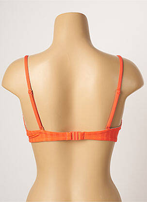 Haut de maillot de bain stretch haut soutien-gorge balconnet orange CHERRY BEACH femme