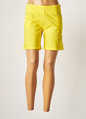 Short taille normale taille normale jaune AVENTURES DES TOILES femme