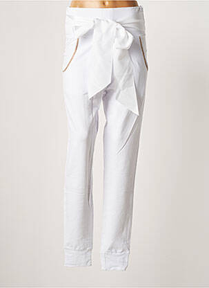 Pantalon droit blanc FANFRELUCHES pour femme