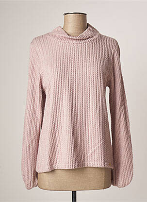Pull rose PAUL BRIAL pour femme