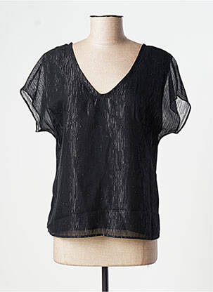 Blouse manches courtes manches courtes noir ESPRIT femme