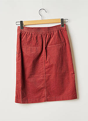 Jupe mi-longue coupe droite rouge ESPRIT femme