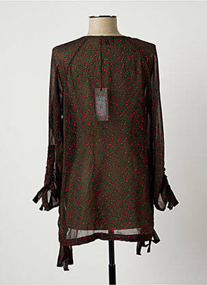 Blouse légère et transparente manches longues vert EVA KAYAN femme