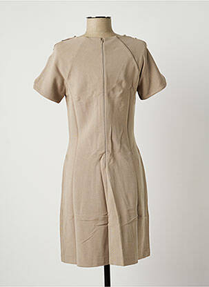 Robe mi-longue manches courtes manches courtes gris EVA KAYAN femme