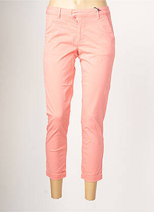 Pantalon 7/8 stretch taille normale rose EVA KAYAN femme