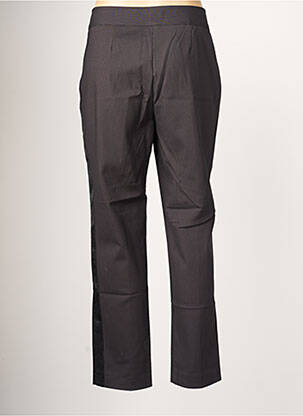 Pantalon droit stretch taille normale noir EVA KAYAN femme