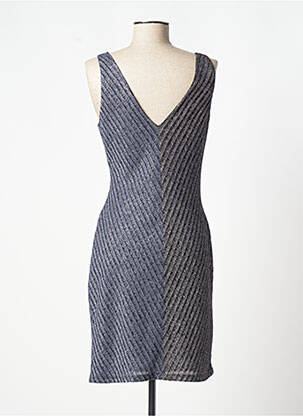 Robe mi-longue sans manche sans manche gris DESIGUAL femme